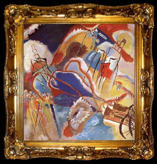 framed  Vassily Kandinsky Study for composition VII, ta009-2